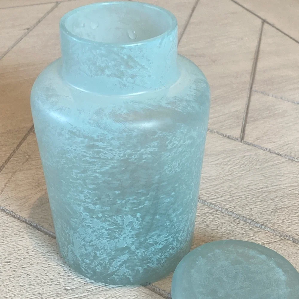 Pottery Barn Lidded Jar